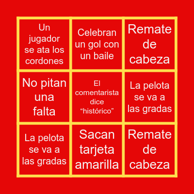 Bingo Mundial Bingo Card