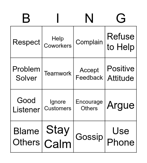 Sams first day Bingo Card