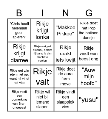 Ja facking hel ja Bingo Card