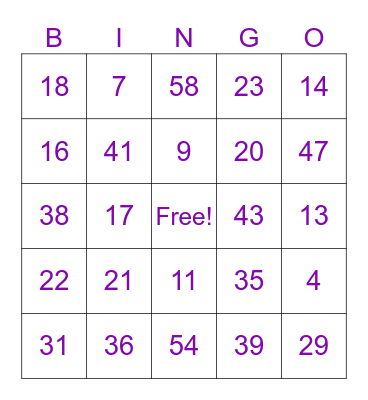 Happy Summer Four Acres Bingo Card