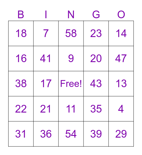 Happy Summer Four Acres Bingo Card