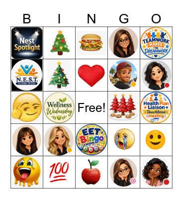 Emoji Bingo Card