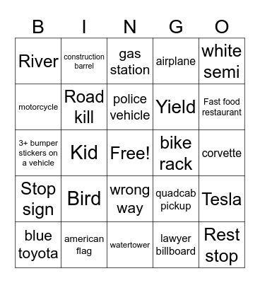 Trip to D.C. '26 Bingo Card