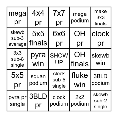CPC 2026 Bingo Card