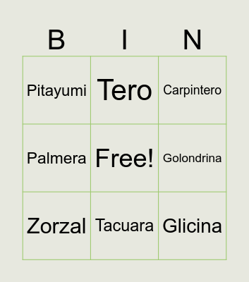 Bingo Comisión de Amigos de Quinta Capurro Bingo Card