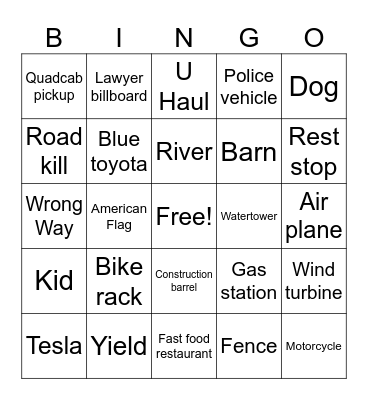 D.C. #2 Bingo Card