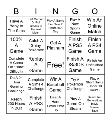 Lol Bingo Card