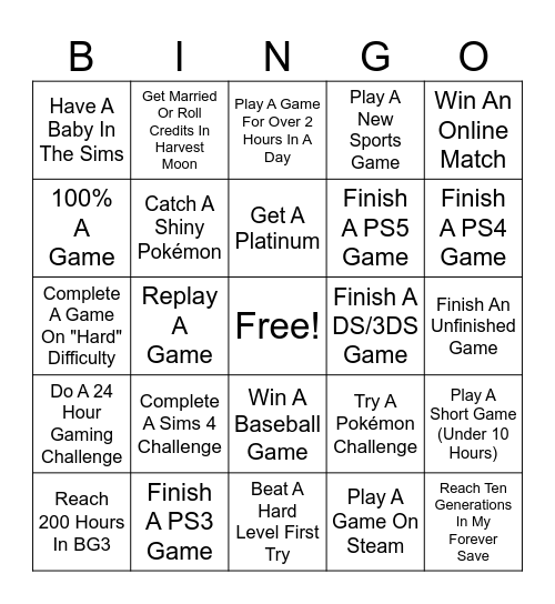 Lol Bingo Card
