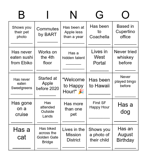 Win an extra Bingo Card Bingo Card
