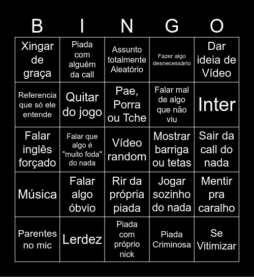 RAGEBAIT MURILO Bingo Card