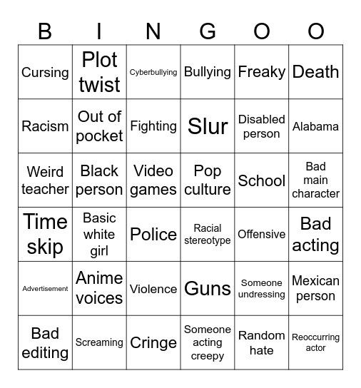 Tomorrows Teachings Bingo Card