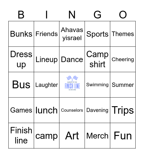CGI BINGO!! Bingo Card
