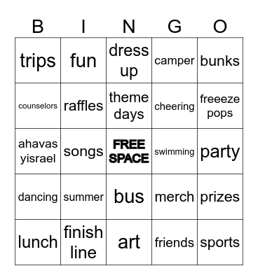 CGI BINGO!! Bingo Card