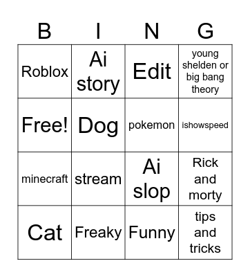 Will i watch Bingo Card