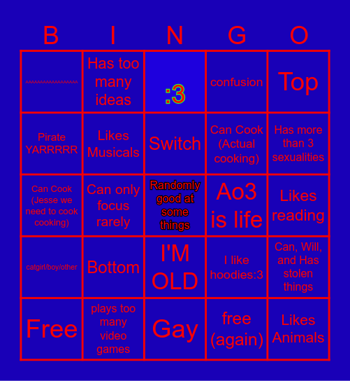 asfjkasfhas Bingo Card
