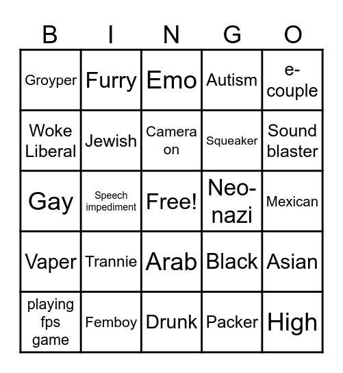 Ultimate Discord Bingo Card