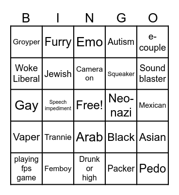 Ultimate Discord Bingo Card