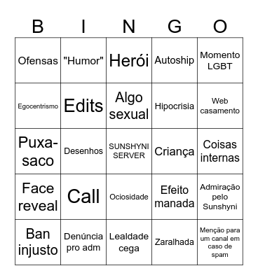 Servidor Bingo Card
