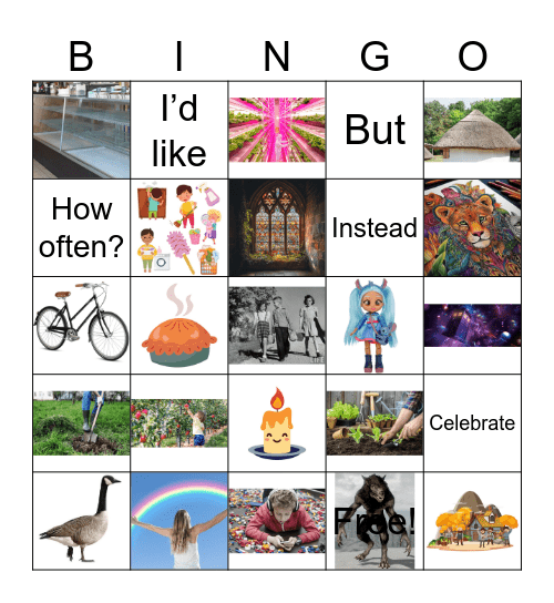 Revision Bingo Card