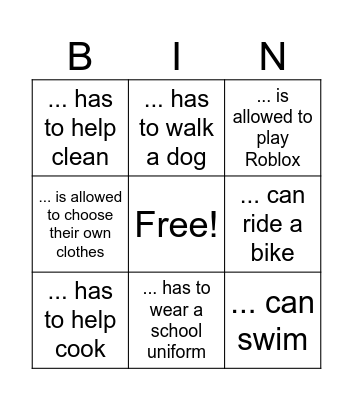 Find someone who... Bingo Card