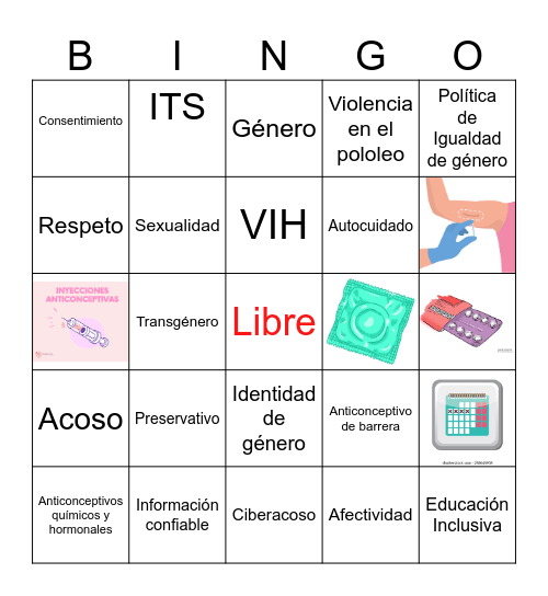 Bingo PSAG Bingo Card