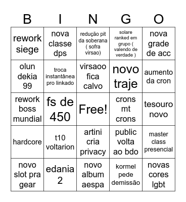 Banquete de Heidel Bingo Card
