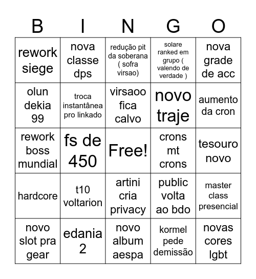 Banquete de Heidel Bingo Card