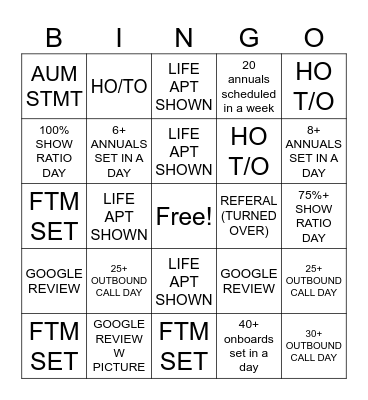JULY BINGO - MIA Bingo Card