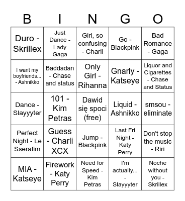 iglut bingo Card