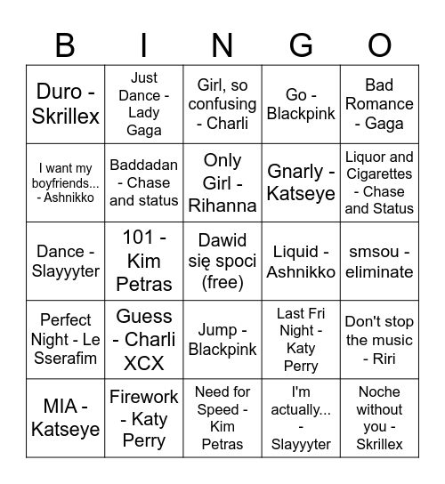 iglut bingo Card