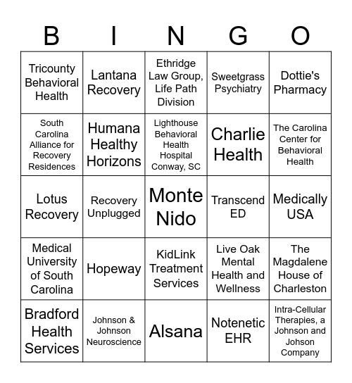 Can You Find Them? Bingo Card