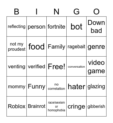 Hub Bingo Card