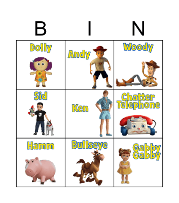 Lab Week 2026 Toy Story Bingo Card