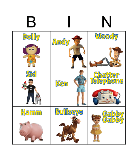 Lab Week 2026 Toy Story Bingo Card