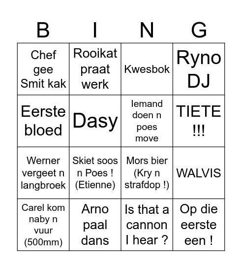 UNIQON Projekbestuur Jag 2026 Bingo Card