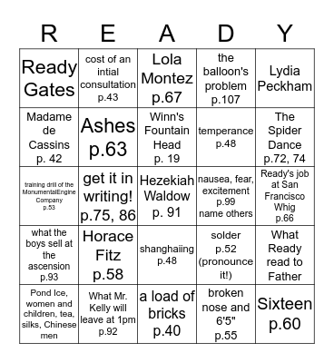 Balloon Boy of San Francisco Bingo Card