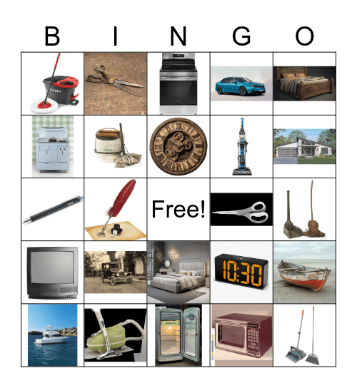 History Bingo Card