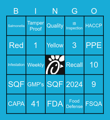 Summer of Safety Bingo Card