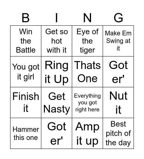 LOUIE-ISMS!! Bingo Card