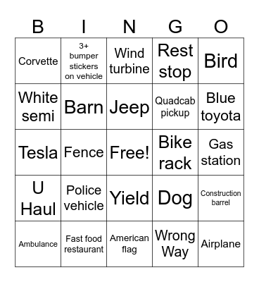 D.C. #4 Bingo Card