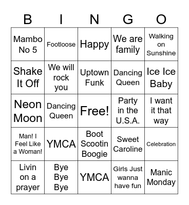 TMS Back to School Bingo Card