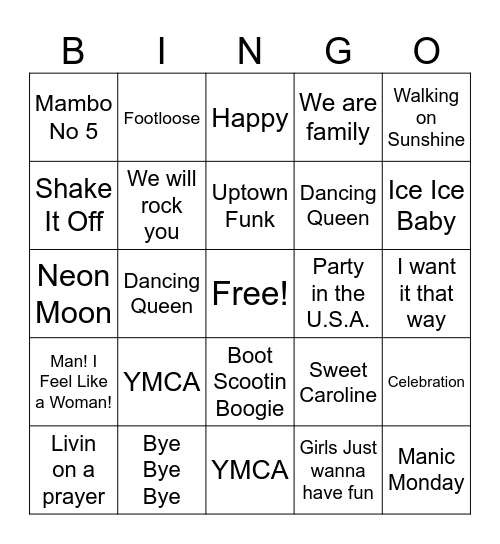 TMS Back to School Bingo Card