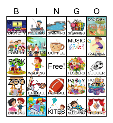 WEEKEND BINGO Card
