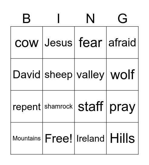 Emerald Crossing Bingo Card