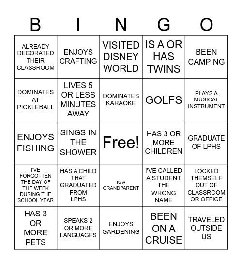 It's NOT Magic...It's YOU!!!!! Bingo Card