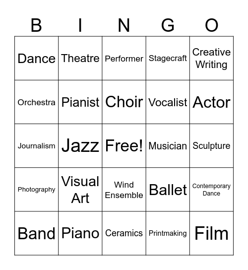 Magnet Bingo Card