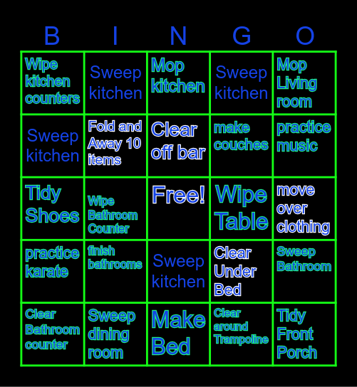 cicis Bingo Card