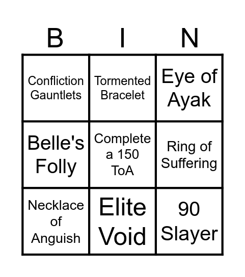 Decubital Progression # 12 V2 Bingo Card