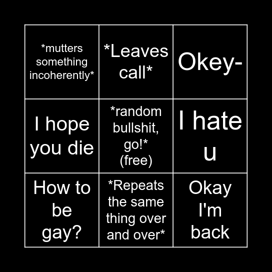 Mary Bingo Card