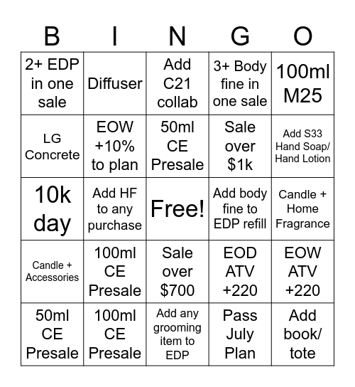 🏝️☀️ SUMMER BINGO ☀️🏝️ Bingo Card
